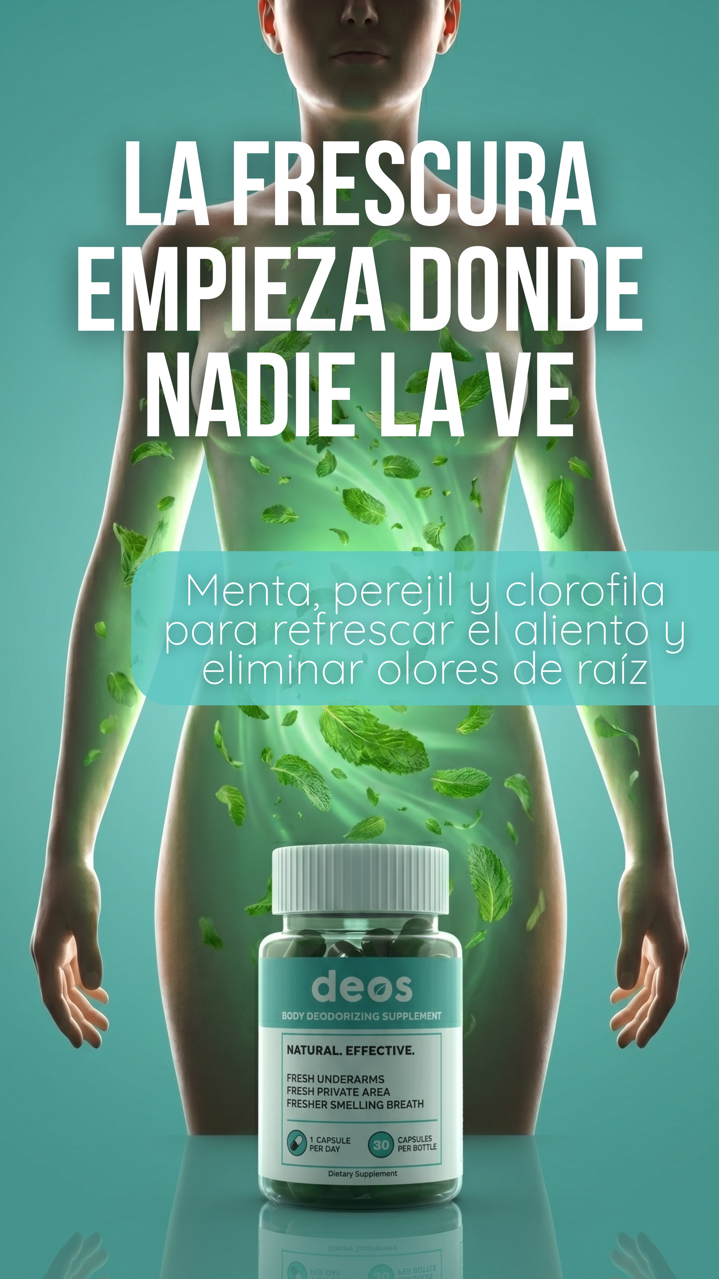 Deos - Suplemento de Desodorización Corporal Interna