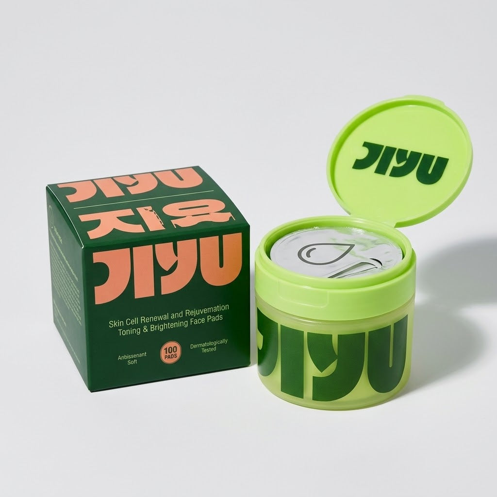 JIYU Discos Tonificadores · Despigmentante y Aclarante Coreano 4 en 1