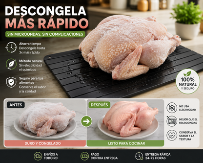 🥩 Descongela Rápido™ — La Tabla Inteligente que Ahorra Tiempo en tu Cocina ⚡